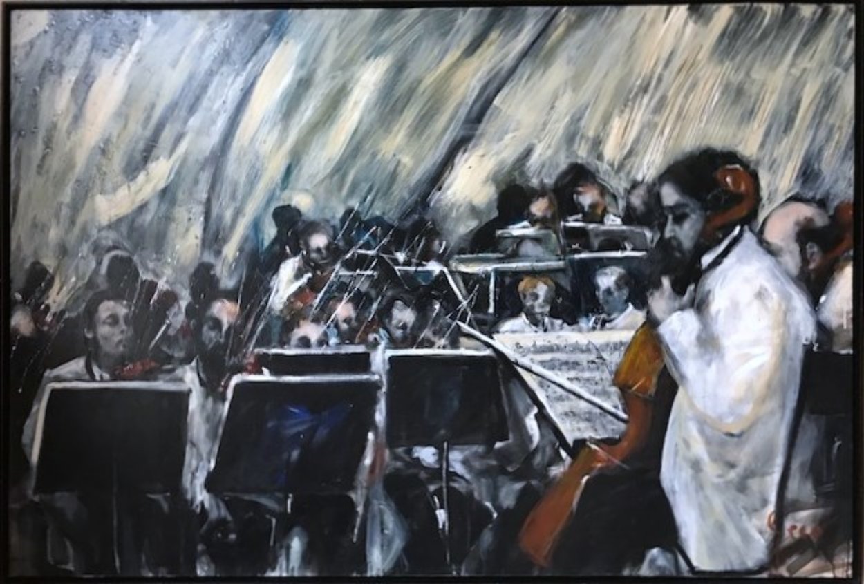 Libbey Bowl 2006 51x75 Super Huge Original Painting by Ernesto Seco Libbey Bowl 2006 51x75 Super Huge Original Painting by Ernesto Seco