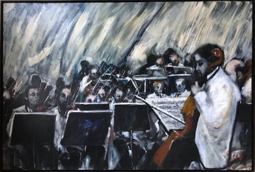 Libbey Bowl 2006 51x75 Super Huge Original Painting - Ernesto Seco Libbey Bowl 2006 51x75 Super Huge Original Painting - Ernesto Seco