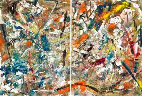 Sensations Monotype 2008 39x50 - Huge Works on Paper (not prints) - Arthur Secunda