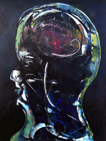 Echoes of Harlem Monotype 2010 30x22 - New York, NYC - HS Works on Paper (not prints) - Arthur Secunda