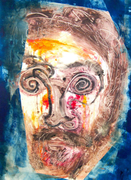 Ron Carter Monotype 2010 30x22 Works on Paper (not prints) by Arthur Secunda