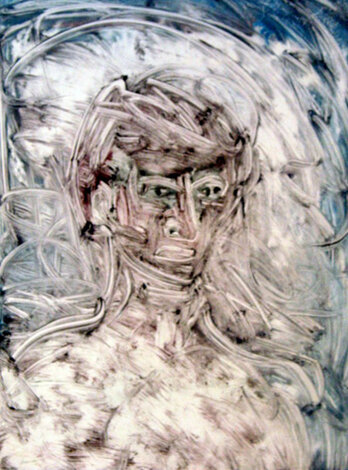 Samuel Beckett Monotype  - 1998 30x22 - Ireland Works on Paper (not prints) - Arthur Secunda