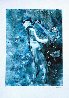 Really the Blues Monotype 2008 30x22 Works on Paper (not prints) by Arthur Secunda - 1
