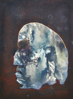 Godfather Monotype 2008 30x22 Works on Paper (not prints) - Arthur Secunda Godfather Monotype 2008 30x22 Works on Paper (not prints) - Arthur Secunda