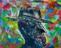 Thoughts in the Night Monotype 2008 22x30 Works on Paper (not prints) by Arthur Secunda - 4 Thoughts in the Night Monotype 2008 22x30 Works on Paper (not prints) by Arthur Secunda - 4