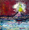 Etna Volcano Monotype 2008 30x23 - Sicely, Italy Works on Paper (not prints) by Arthur Secunda - 0