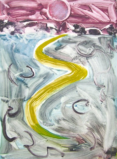 Yellow Brick Road Monotype 2008 Beatles Works on Paper (not prints) - Arthur Secunda Yellow Brick Road Monotype 2008 Beatles Works on Paper (not prints) - Arthur Secunda