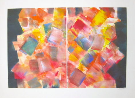 Mirrored Prism 2008 - Monotype Works on Paper (not prints) - Arthur Secunda