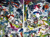 Eco System Dyptych Monotype 2008 30x41 Works on Paper (not prints) by Arthur Secunda - 0