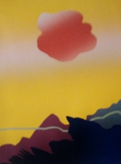 Fireball Cloud 1980 Limited Edition Print - Arthur Secunda Fireball Cloud 1980 Limited Edition Print - Arthur Secunda