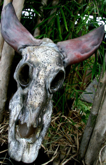 Buffalo Skull Unique Glass Sculpture 2010 18 in Sculpture by Ron Seivertson Buffalo Skull Unique Glass Sculpture 2010 18 in Sculpture by Ron Seivertson