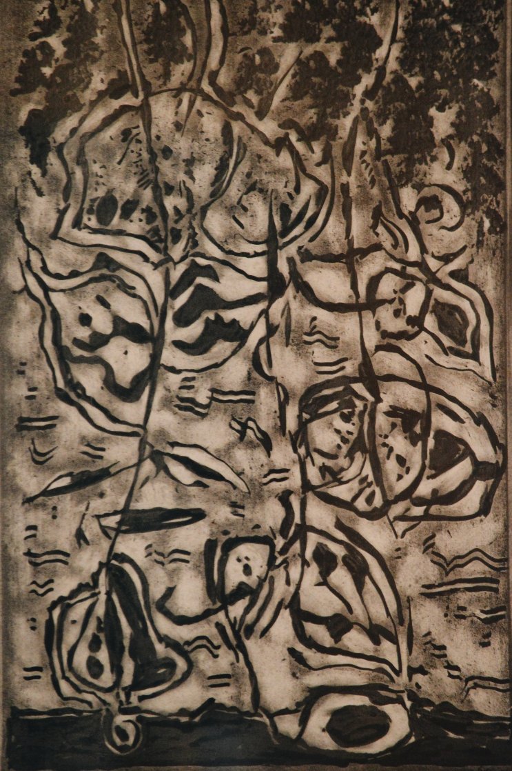 Excavations #29 1978 18x14 Works on Paper (not prints) by Charles Seliger Excavations #29 1978 18x14 Works on Paper (not prints) by Charles Seliger