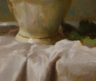 Lennox Vase With Roses 2017 18x14 Original Painting by Robert Semans - 3 Lennox Vase With Roses 2017 18x14 Original Painting by Robert Semans - 3