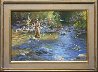 Fly Fisherman 2016 23x29 Original Painting by Robert Semans - 1
