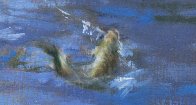 Fly Fisherman 2016 23x29 Original Painting by Robert Semans - 3 Fly Fisherman 2016 23x29 Original Painting by Robert Semans - 3