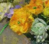 Icelandic Poppies And Ranunculus 2017 30x36 Original Painting by Robert Semans - 2