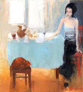 Untitled Painting 2005 67x61 Original Painting - Serhiy Reznichenko Untitled Painting 2005 67x61 Original Painting - Serhiy Reznichenko