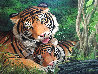 Amorous Tigress 2006 32x24 Original Painting by Aldo Sesana - 0