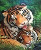 Amorous Tigress 2006 32x24 Original Painting by Aldo Sesana - 2