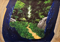 Pathway of Time 2002 55x39 - Huge Original Painting by Aldo Sesana - 0