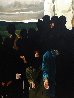 Anonymous Hands 1980 24x32 Original Painting by Aldo Sesana - 1