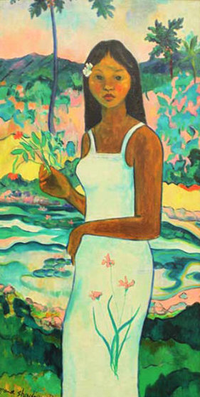 Ha'la O'le 1982 37x22 Original Painting by Manor Shadian Ha'la O'le 1982 37x22 Original Painting by Manor Shadian