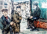 Untitled Street Scene 1930 11x15 Original Painting by Ben Shahn - 0