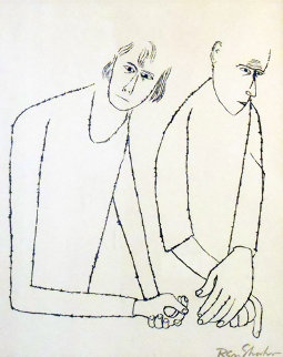 To Parents One Had to Hurt 1968 Limited Edition Print - Ben Shahn