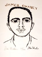 Human Relations Portfolio: Chaney, Goodman And Schwerner 1965 Limited Edition Print by Ben Shahn - 2 Human Relations Portfolio: Chaney, Goodman And Schwerner 1965 Limited Edition Print by Ben Shahn - 2