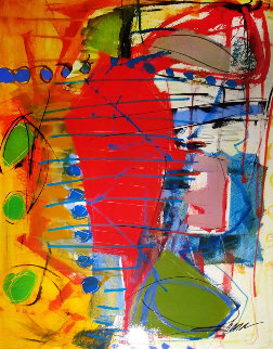 Thunderclap Music 2007 48x36 Original Painting - Shana Dominguez Thunderclap Music 2007 48x36 Original Painting - Shana Dominguez