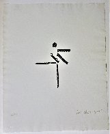 Untitled Woodblock Print 1985 Limited Edition Print by Joel Shapiro - 2 Untitled Woodblock Print 1985 Limited Edition Print by Joel Shapiro - 2