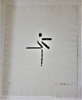 Untitled Woodblock Print 1985 Limited Edition Print by Joel Shapiro - 3 Untitled Woodblock Print 1985 Limited Edition Print by Joel Shapiro - 3