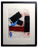 Untitled (Red Square/with Blue) 1992 Limited Edition Print by Joel Shapiro - 1