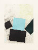 Untitled (Blue Square With Green) 1992 Limited Edition Print by Joel Shapiro - 1 Untitled (Blue Square With Green) 1992 Limited Edition Print by Joel Shapiro - 1