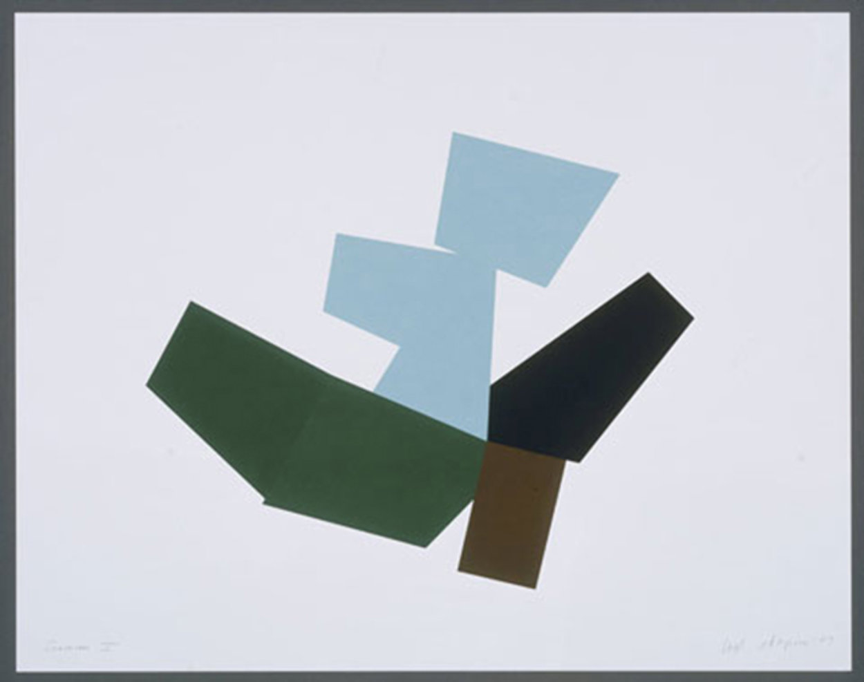 Boat, Bird, Mother and Child, 2009 Limited Edition Print by Joel Shapiro Boat, Bird, Mother and Child, 2009 Limited Edition Print by Joel Shapiro