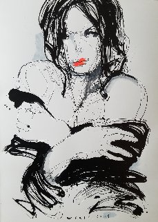 Portrait 02 32x24 Works on Paper (not prints) - Victor Sheleg Portrait 02 32x24 Works on Paper (not prints) - Victor Sheleg