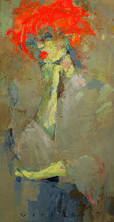 Sleepy 2019 32x16 Original Painting - Victor Sheleg Sleepy 2019 32x16 Original Painting - Victor Sheleg