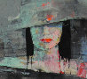 Strong Girls 2017 79x28 Original Painting by Victor Sheleg - 2 Strong Girls 2017 79x28 Original Painting by Victor Sheleg - 2