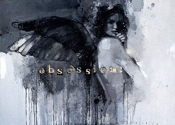 Obsession! 2019 39x55 Original Painting - Victor Sheleg Obsession! 2019 39x55 Original Painting - Victor Sheleg