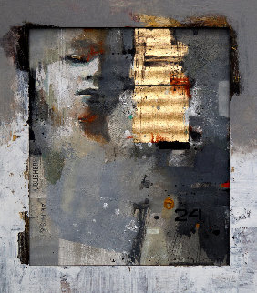 Thing 2 2019 32x28 Original Painting - Victor Sheleg Thing 2 2019 32x28 Original Painting - Victor Sheleg