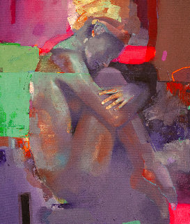 Colour Dreams 2020 47x39 Huge Original Painting - Victor Sheleg
