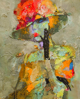 Pansies 2020 12x10 Original Painting - Victor Sheleg Pansies 2020 12x10 Original Painting - Victor Sheleg