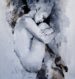 Flying Dreams 2019 47x45 Super Huge Original Painting - Victor Sheleg Flying Dreams 2019 47x45 Super Huge Original Painting - Victor Sheleg