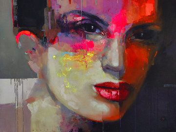 Fall of the Leaves 2021 59x79 Huge Original Painting - Victor Sheleg Fall of the Leaves 2021 59x79 Huge Original Painting - Victor Sheleg