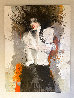 Dancer in Glove 2015 71x35 Huge Original Painting by Victor Sheleg - 2