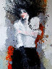 Dancer in Glove 2015 71x35 Huge Original Painting by Victor Sheleg - 0