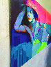 Sweet Girl 2002 39x79 - Huge Mural Size Original Painting by Victor Sheleg - 3