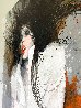 Dancer in Glove 2015 71x35 - Huge Mural Size Original Painting by Victor Sheleg - 2