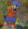 Artdoggy Nighty Night! 2020 12x12 Original Painting by Victor Sheleg - 0
