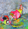 Artdoggy Midday Rest 2020 12x12 Original Painting by Victor Sheleg - 0